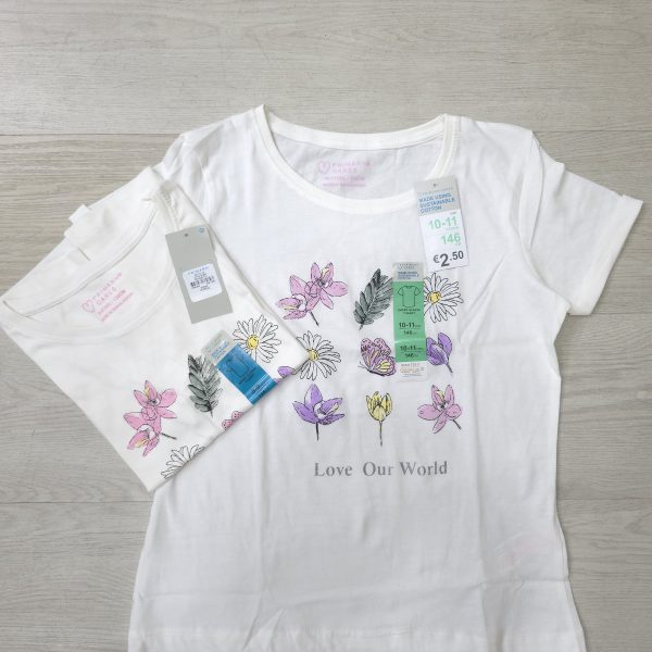 Girls T-Shirts | Age 7–15 Years | Wholesale Bulk