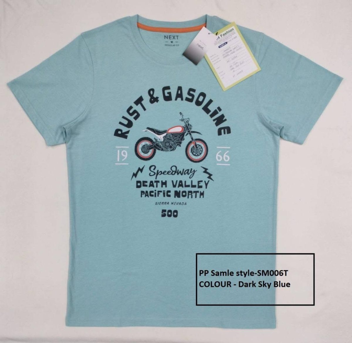 Men's Short Sleeve R/V Neck T-Shirt | Wholesale Bulk Lot – T J Max - Image 1