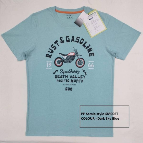Men's Short Sleeve R/V Neck T-Shirt | Wholesale Bulk Lot – T J Max