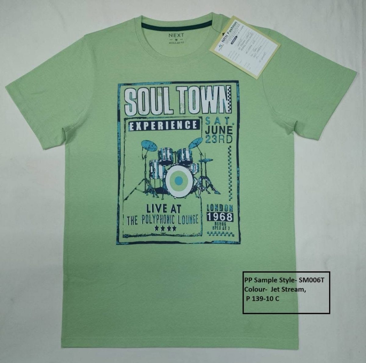 Men's Short Sleeve R/V Neck T-Shirt | Wholesale Bulk Lot – T J Max - Image 14