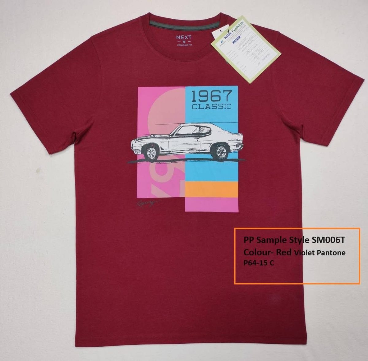 Men's Short Sleeve R/V Neck T-Shirt | Wholesale Bulk Lot – T J Max - Image 3